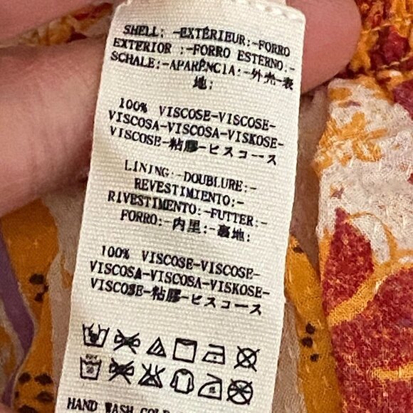 Free People Carmen Jumpsuit Off Shoulder Floral Wide Leg Size XS - Picture 9 of 14